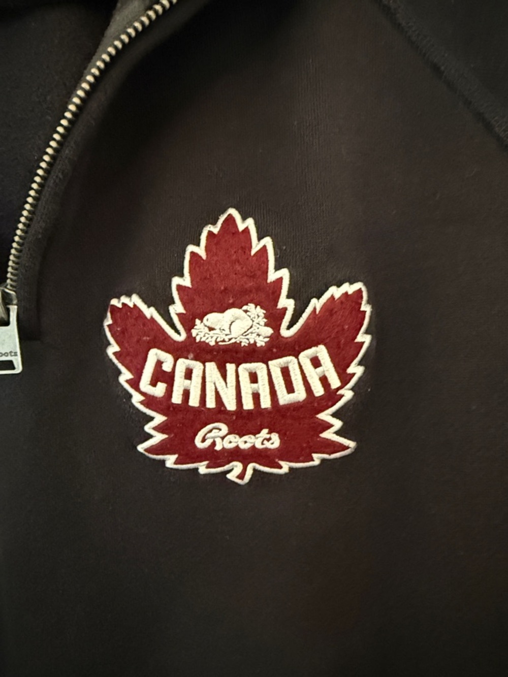 Men’s/Unisex Roots Canada Quarter Zip - Picture 6 of 7